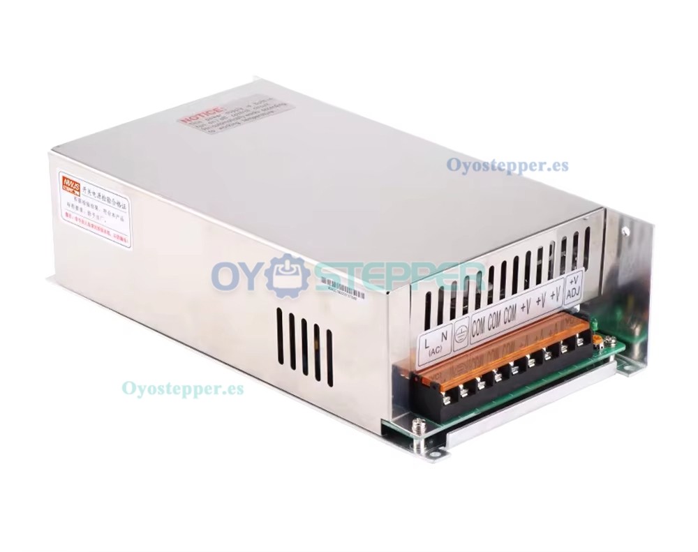 MeanWell S-800 Fuente de alimentaci&oacute;n conmutada CNC de 800W 48&ndash;130V y salida &uacute;nica